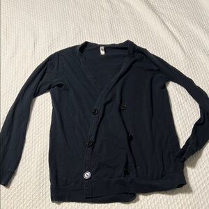 American Apparel double breasted cardigan